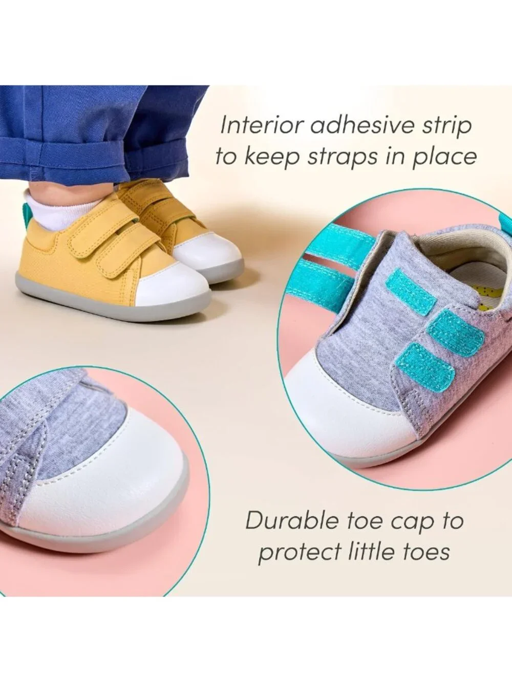 Lightweight Breathable First Walker Baby Shoes for Boys & Girls - Non-Slip